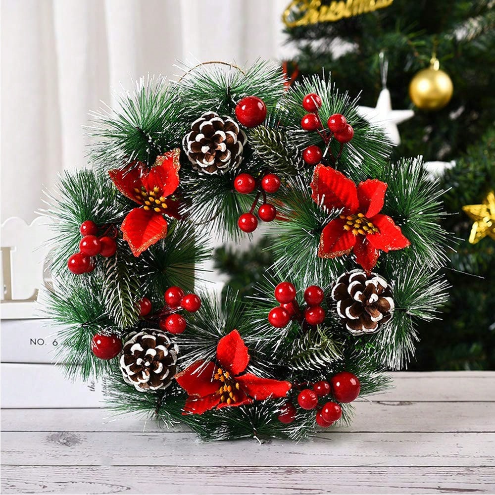 1 Stück Weihnachtskranz für di – Christmas Wreath Fake Bewertung und Preis