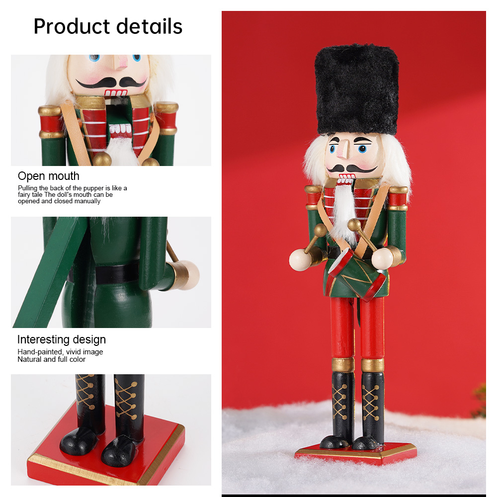 30 cm Holz Nussknacker Ornamen – Nutcracker Figurine Bewertung und Preis