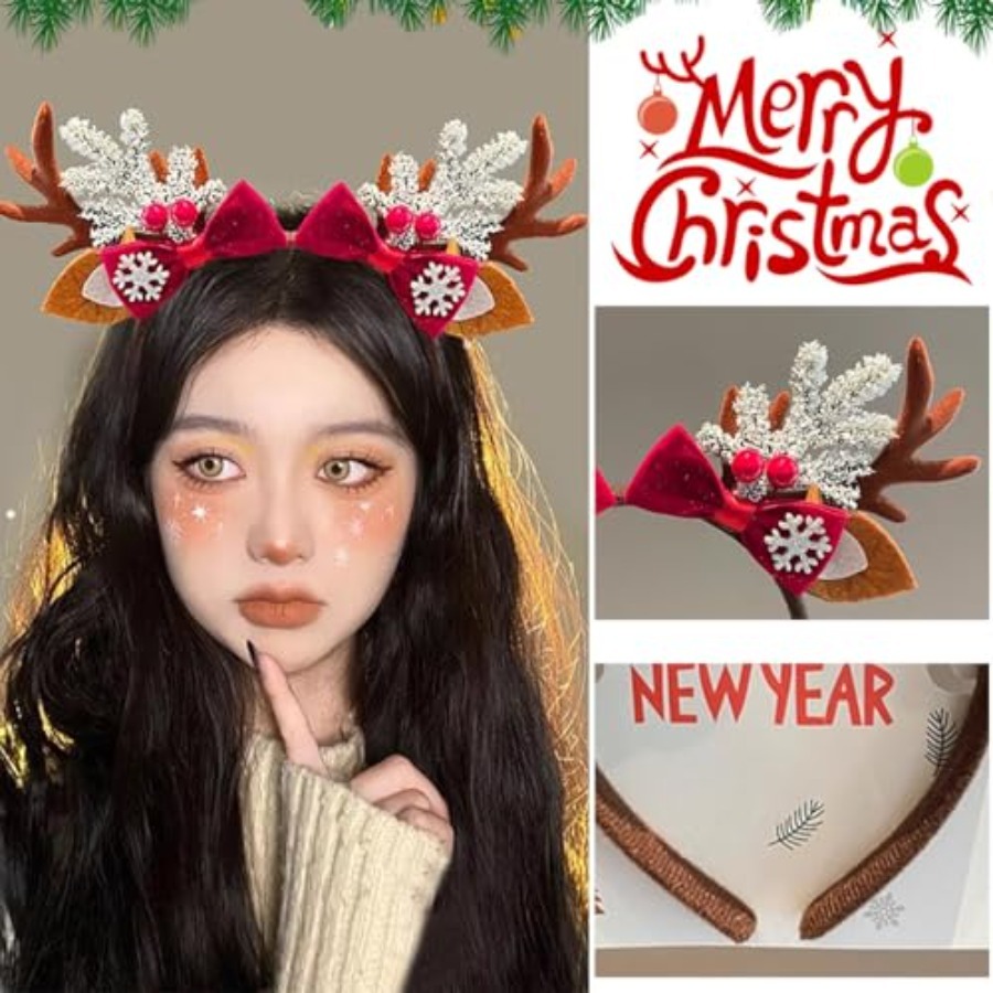 Niedliches Weihnachts-Haarband – Reindeer Antlers Headband Bewertung und Preis