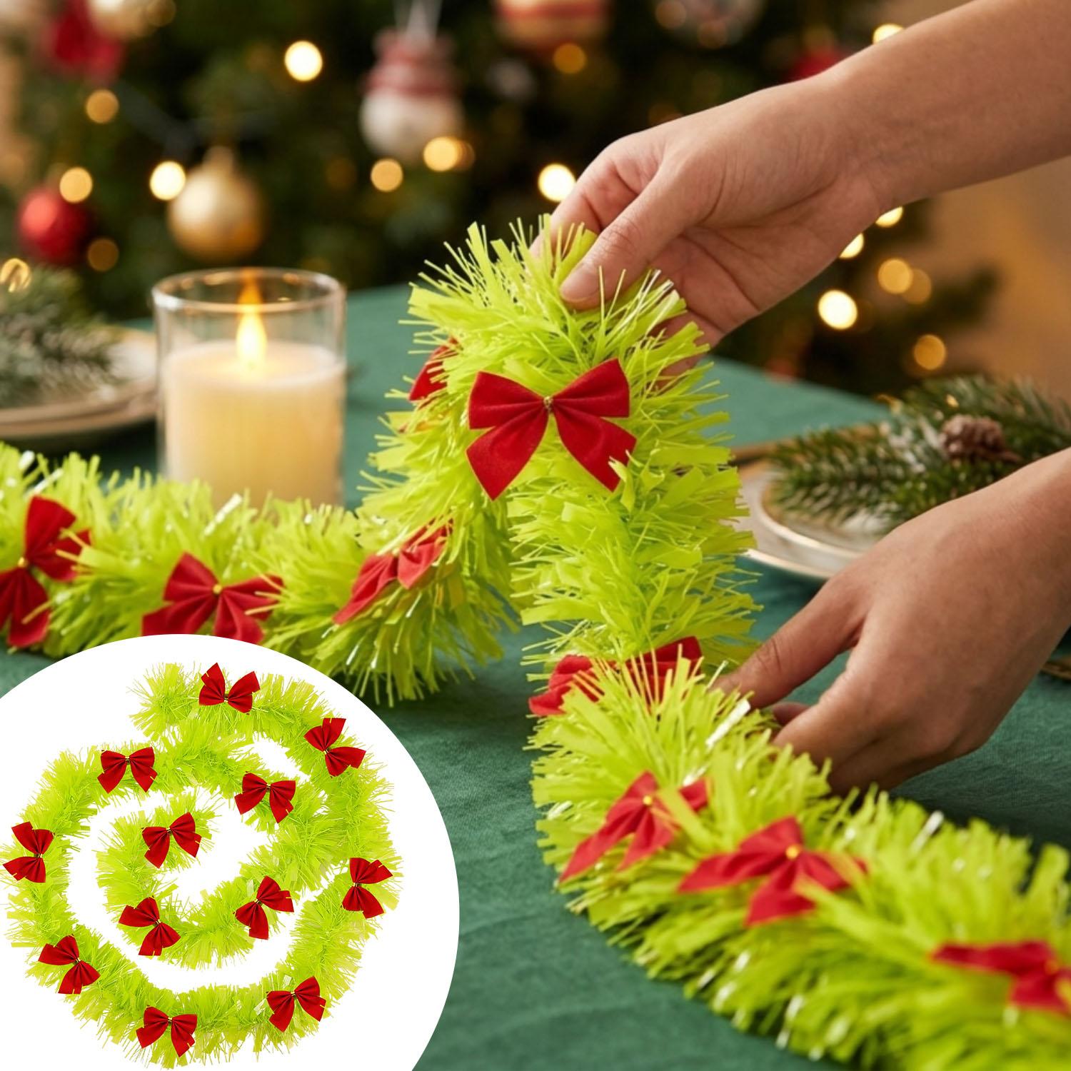Weihnachtslicht Grüne Lametta- – Tinsel Garland Decoration Bewertung und Preis